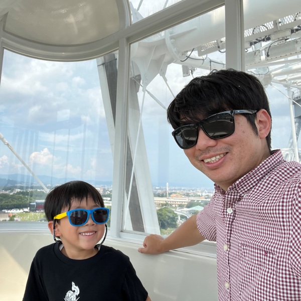 息子と一緒の休日